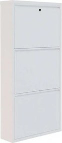 Locking 3 Piece Metal - White