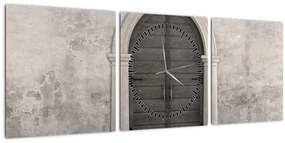 Kép - Titokzatos ajtó (órával) (90x30 cm)