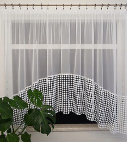 Mg Függöny Fátyol fehér gipiura Széles 50cm Ív 300x160 szalag