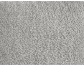 Világosszürke buklé kinyitható-tárolóhelyes sarokkanapé (jobb oldali-heverő résszel) Roxelane – Bobochic Paris