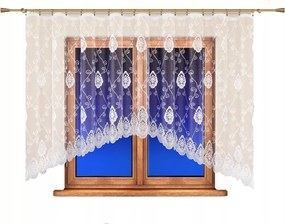 Mg Függöny Ív 14658 Fehér 250x150 kész szalaggal