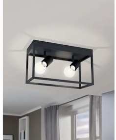 Eglo 98332 - Mennyezeti lámpa SILENTINA 2xE27/40W/230V