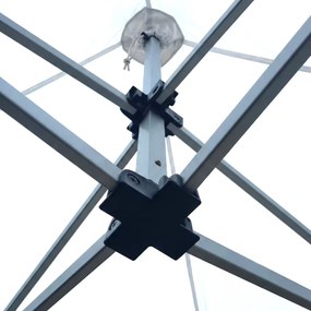 Összecsukható alumínium árusítóstand falak nélkül | BRIMO Exclusive Alu 2x2 m - falak nélkül - Fekete