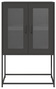 Magastábla Fekete 68x39x107 cm Acél