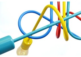 LED gyereklámpa OXFORD 4xE27/10W/230V mennyezeti