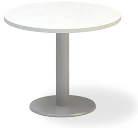 ProOffice tárgyalóasztal, átmérő 70 cm, fehér