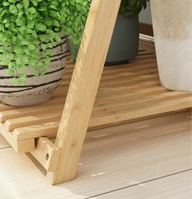 Összecsukható állvány, bambusz, NEPEL TYP 2 + ajándék