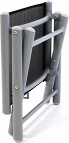 Kerti szék sámli GARTHEN - fekete