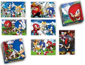 Sonic a sündisznó Characters 4 az 1-ben játékgyűjtemény Clementoni