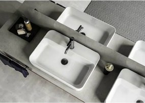 CeraStyle HERA - PULTRA ültethető - Top Counter - porcelán mosdó - 60 x 42 cm