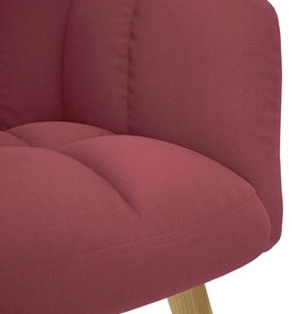 bordó szövet pihenőfotel