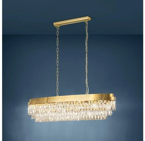 Eglo 39463 - Csillár láncon VALPARAISO 13xE14/40W/230V arany