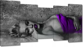Festmények 150x80 Lila Marilyn Monroe