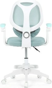 Junior Irodai forgószék kék mesh kárpittal. KA-W8008 BLUE