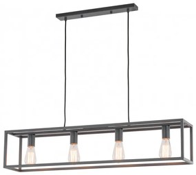 Italux SIGALO MD-BR4366-D4 GR Függőlámpa 4x60W/E27