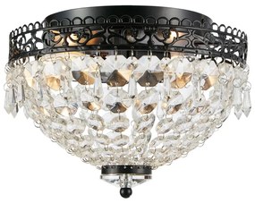 Markslöjd 108424 - Mennyezeti lámpa JOLINE 2xE14/40W/230V fekete