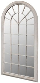 rusztikus íves kerti tükör kültéri/beltéri használatra 60x116cm