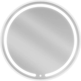 Mexen Rose, LED fürdoszobai tükör háttérvilágítással 80x80 cm, 6000K, páramentes, 9810-080-080-611-00