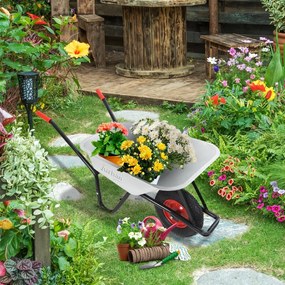 BARRY horganyzott talicska, max. kapacitás 100l/250kg, ezüst/fekete Gardebruk