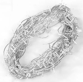 VOLTRONIC® Fényfüzér 10 m 100 LED hideg fehér  vezérlő