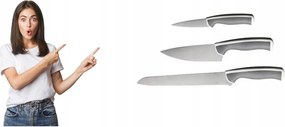 Andlig Ikea késkészlet 3db-os szürke-fehér
