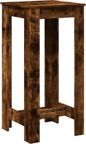 vidaXL füstös tölgy színű szerelt fa bárasztal 51 x 50 x 103,5 cm