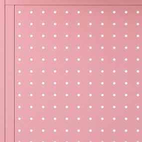 JENNY fém íróasztali feltét, 950 x 980 x 220 mm, rózsaszín