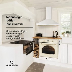 Klarstein Montblanc 90, páraelszívó, 610 m³/ó, 165 W, 2 x 1,5 W, LED, díszléc