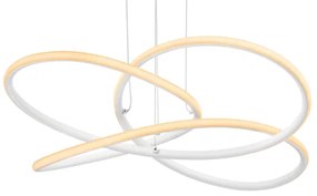 Globo 67201WH-30 - LED Csillár zsinóron PANDA LED/30W/230V