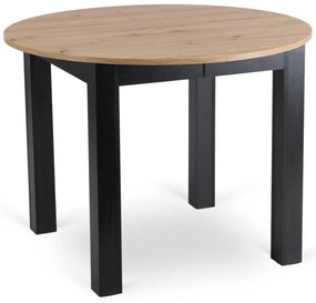 Étkezőgarnitúra 6 db. Bézs Robin székkel. Bővíthető asztal HARRY 102-142 cm