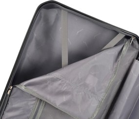 BONTOUR “spinner” nagy duplakerekes gurulós bőrönd, jégkék