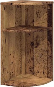 vidaXL Végasztal Öreg fa 29,6 x 29,6 x 60 cm Faanyag