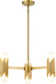 Elstead lighting klasszikus csillár marvele sárgaréz opál elsmarvele6-ab-opal