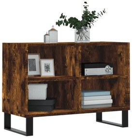 füstös tölgy színű szerelt fa TV-szekrény 69,5x30x50 cm