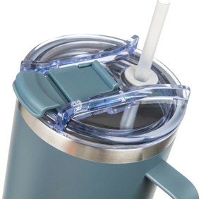 Banquet Twain rozsdamentes acél termokanna fülével 1200 ml, sötét szürke