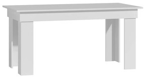 Aldabra SO M étkezőasztal, 160x75x80 cm, fehér
