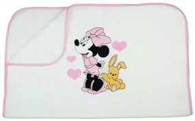 Disney Minnie plüss babatakaró fehér 70x90cm