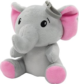 Elefánt Pink 2 az 1-ben játék és léggömb, lufi súly 11 cm
