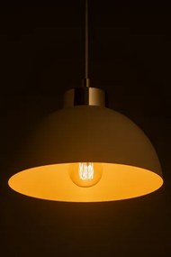 BRILAGI - Zsinóros csillár MOON 1xE27/60W/230V Ø 18 cm bézs/arany
