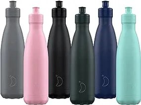 Chilly's Bottles termosz flakon - fekete - sport 500ml, Eredeti kiadás