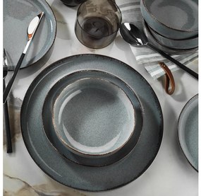 16 részes szürke porcelán étkészlet