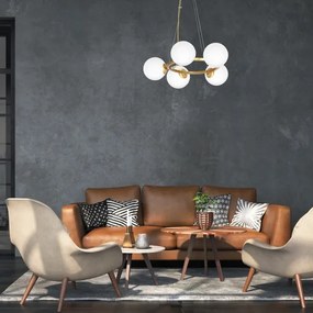 Csillár zsinóron VIENNA 5xE14/40W/230V arany