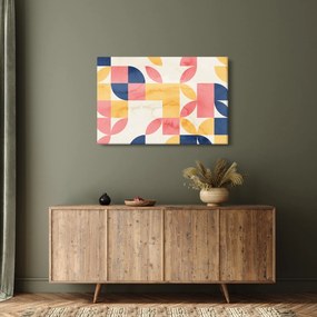 Kép - Absztrakció retro mintákkal (90x60 cm)