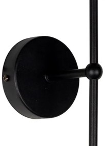 Fali lámpa MADELA 1xE14/40W/230V fehér/fekete