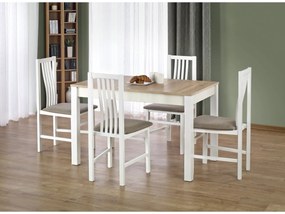 KSAWERY asztal, sonoma tölgy / fehér