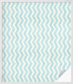 Öntapadós szélvédő furnér Adatvédelem cikk-cakk kék 100x116