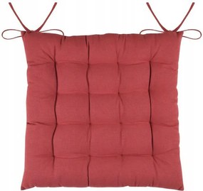 Duo székpárna 38x38 cm tégla pamut steppelt ülőpárna