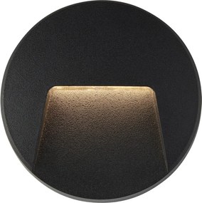 ENDON 99545 SEVERUS Modern Kültéri Fali Lámpa Fekete, Átlátszó IP44