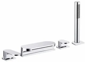 Ravak Chrome kádtöltő csaptelep zuhanykészlettel, króm x070073 CR025.00