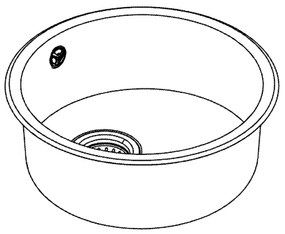 GROHE 31720SD0 - K200 mosogató 440 x 440 x 180 rozsdamentes acél